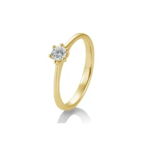 SOFIA DIAMONDS sárga arany gyűrű 0,25 ct gyémánttal  gyűrű BE41/82142-Y #381169