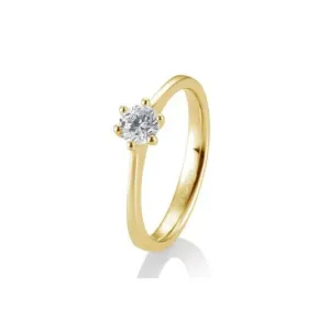SOFIA DIAMONDS sárga arany gyűrű 0,40 ct gyémánttal  gyűrű BE41/84832-Y #381124
