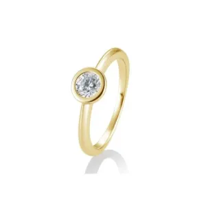 SOFIA DIAMONDS sárgaarany gyűrű 0,50 ct gyémánttal  gyűrű BE41/85133-6-Y