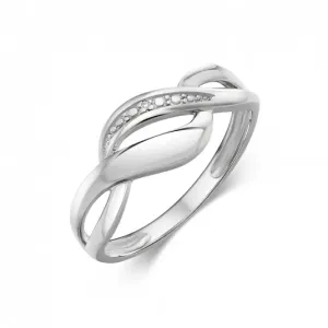 SOFIA ezüst fonódó gyűrű cirkonokkal  gyűrű DOZJJP-RDA-8H