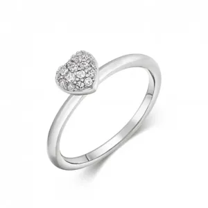 SOFIA ezüst gyűrű szívvel  gyűrű AEAR4973Z/R