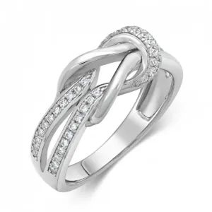 SOFIA ezüst összefonódó gyűrű cirkóniákkal  gyűrű CORZB87857
