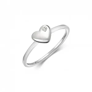 SOFIA ezüstgyűrű szívecskével  gyűrű AUSDZL0ZZCP-00 #379229