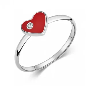 SOFIA ezüstgyűrű szívvel #1092305