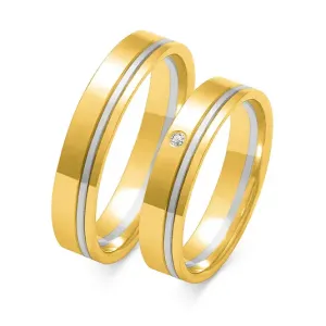 SOFIA férfi arany karikagyűrű  karikagyűrű ZSOE-18MYG+WG
