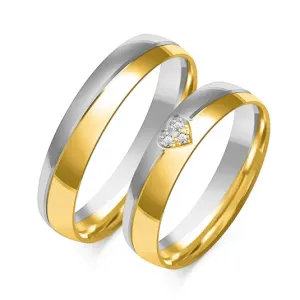 SOFIA férfi arany karikagyűrű  karikagyűrű ZSOE-371MYG+WG