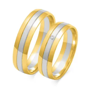 SOFIA női arany karikagyűrű  karikagyűrű ZSOE-11WYG+WG