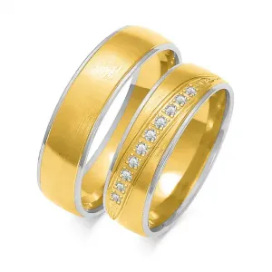 SOFIA női arany karikagyűrű  karikagyűrű ZSOE-162WYG+WG