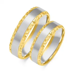 SOFIA női arany karikagyűrű  karikagyűrű ZSOE-213WYG+WG