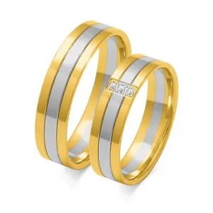 SOFIA női arany karikagyűrű  karikagyűrű ZSOE-29WYG+WG
