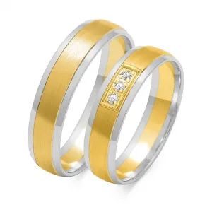 SOFIA női arany karikagyűrű  karikagyűrű ZSOE-33WYG+WG