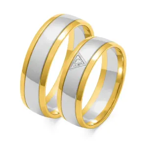 SOFIA női arany karikagyűrű  karikagyűrű ZSOE-37WYG+WG