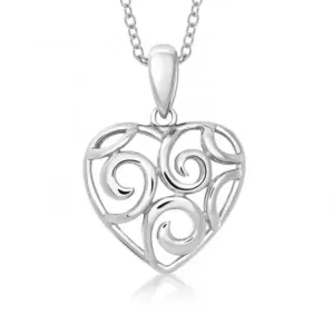SOFIA ezüst medál szív ornamentummal  medál AEAP4438/R