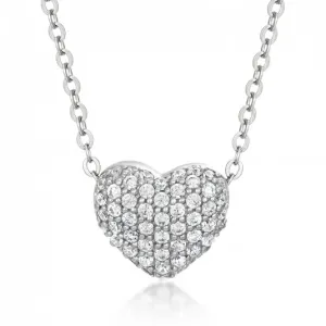SOFIA ezüst nyaklánc szívvel  nyaklánc CONZB89866
