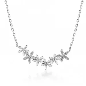 SOFIA ezüst nyaklánc virágokkal  nyaklánc CJMT2150N