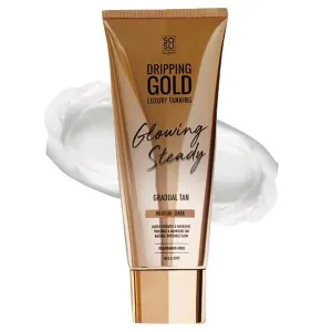 Dripping Gold Önbarnító krém Medium/Dark Dripping Gold Glowing Steady (Gradual Tan) 200 ml