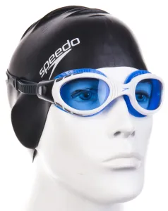 úszószemüveg speedo futura biofuse flexiseal fehér/kék