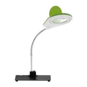 Nagyító lámpa - 5/10-szeres nagyítással - zöld | Stamos Soldering