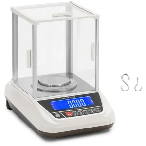 Precíziós mérleg - 200 g / 0,001 g - Ø 82 mm - LCD - üveg szélvédő | Steinberg Systems