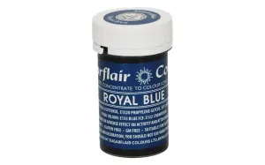 Koncentrált kék ételfesték gél - Sugarflair Royal Blue 25 g - Sugarflair Colours