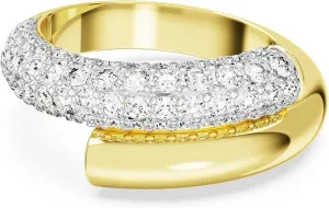 Swarovski Csillogó aranyozott gyűrű Dextera 56688 52 mm