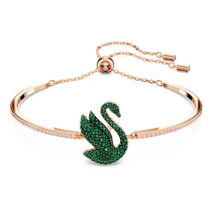 Swarovski Csillogó bronz karkötő kristályokkal Iconic Swan 5650065 #1420150