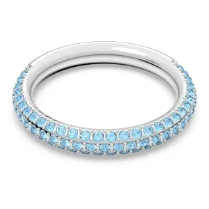 Swarovski Gyönyörű gyűrű kék Swarovski kristályokkal Stone 5642903 50 mm