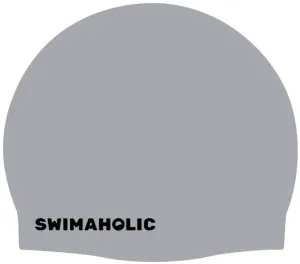úszósapka swimaholic seamless cap szürke