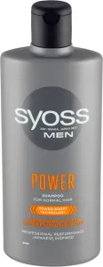 Syoss Hajerősítő sampon férfiaknak normál hajra Power (Shampoo) 440 ml