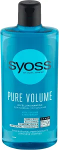 Syoss Micellás sampon normál és finomszálú hajra Pure Volume (Micellar Shampoo) 440 ml
