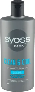 Syoss Sampon férfiaknak normál és zsíros bőrre Clean & Cool (Shampoo) 440 ml