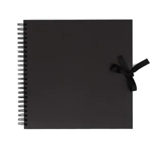 Scrapbooking album fekete / különböző méretben (Könyv dekorálásra)