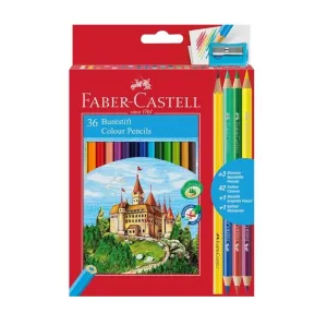 Színes ceruza Faber-Castell / szett 36 szín (színes ceruzák)