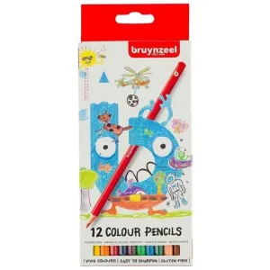 Színes ceruzák gyerekeknek Bruynzeel Holland / 12 db (gyerek színes)