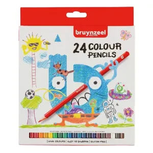 Színes ceruzák gyerekeknek Bruynzeel Holland / 24 db (gyerek színes)