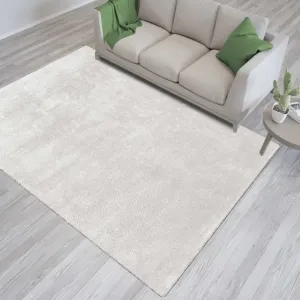 Csúszásmentes puha shaggy szőnyeg krémszínű Šírka: 80 cm | Dĺžka: 300 cm