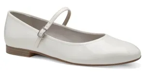 Tamaris női balerina cipő - fehér #1465170
