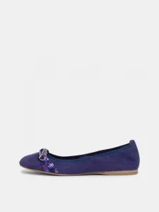 Tamaris Balerina cipő Kék