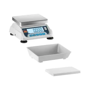 TEM Asztali mérleg - hitelesített - 3 kg / 1 g - LCD