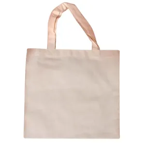Pamut táska fogantyúval - 29 x 29 cm (pamut és textil félgyártmány)