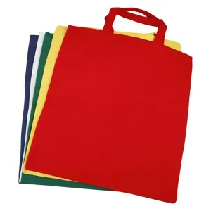 Színes pamut bevásárló táska - 5 db (színes táska)