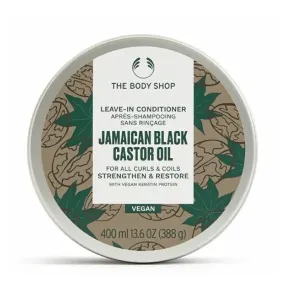 The Body Shop Öblítést nem igénylő balzsam göndör hajra Jamaican Black Castor Oil (Leave-In Conditioner) 400 ml