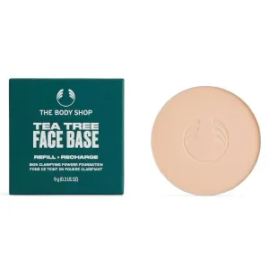 The Body Shop Csere utántöltő kompakt púderhez Tea Tree Face Base (Skin Clarifying Powder Foundation Recharge) 9 g 1N Medium