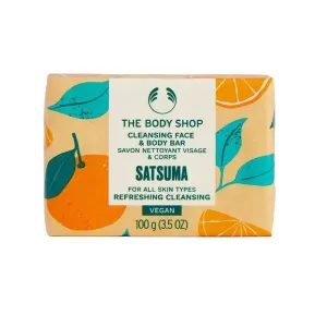 The Body Shop Szilárd szappan arcra és testre Satsuma (Cleansing Face & Body Bar) 100 g