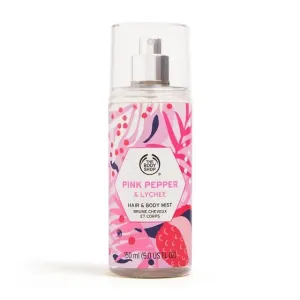 The Body Shop Test- és hajspray Pink Pepper & Lychee (Hair & Body Mist) 150 ml