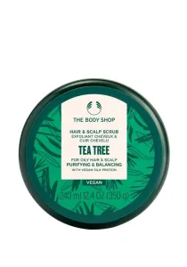 The Body Shop Tisztító és kiegyensúlyozó peeling zsíros hajra és fejbőrre Tea Tree Purifying & Balancing (Hair & Scalp Scrub) 240 ml