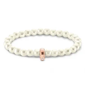 THOMAS SABO charm karkötő Pearls rose gold  karkötő X0284-428-14 #390125