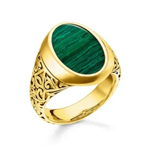 THOMAS SABO gyűrű Green-gold  gyűrű TR2242-140-6 #389566