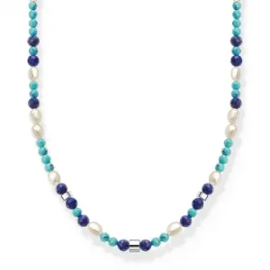 THOMAS SABO nyaklánc Blue stones and pearls  nyaklánc KE2162-775-7-L45V