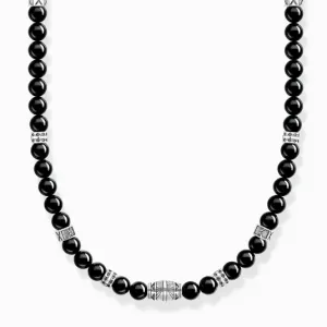 THOMAS SABO nyaklánc Black onyx beads  nyaklánc KE2180-507-11